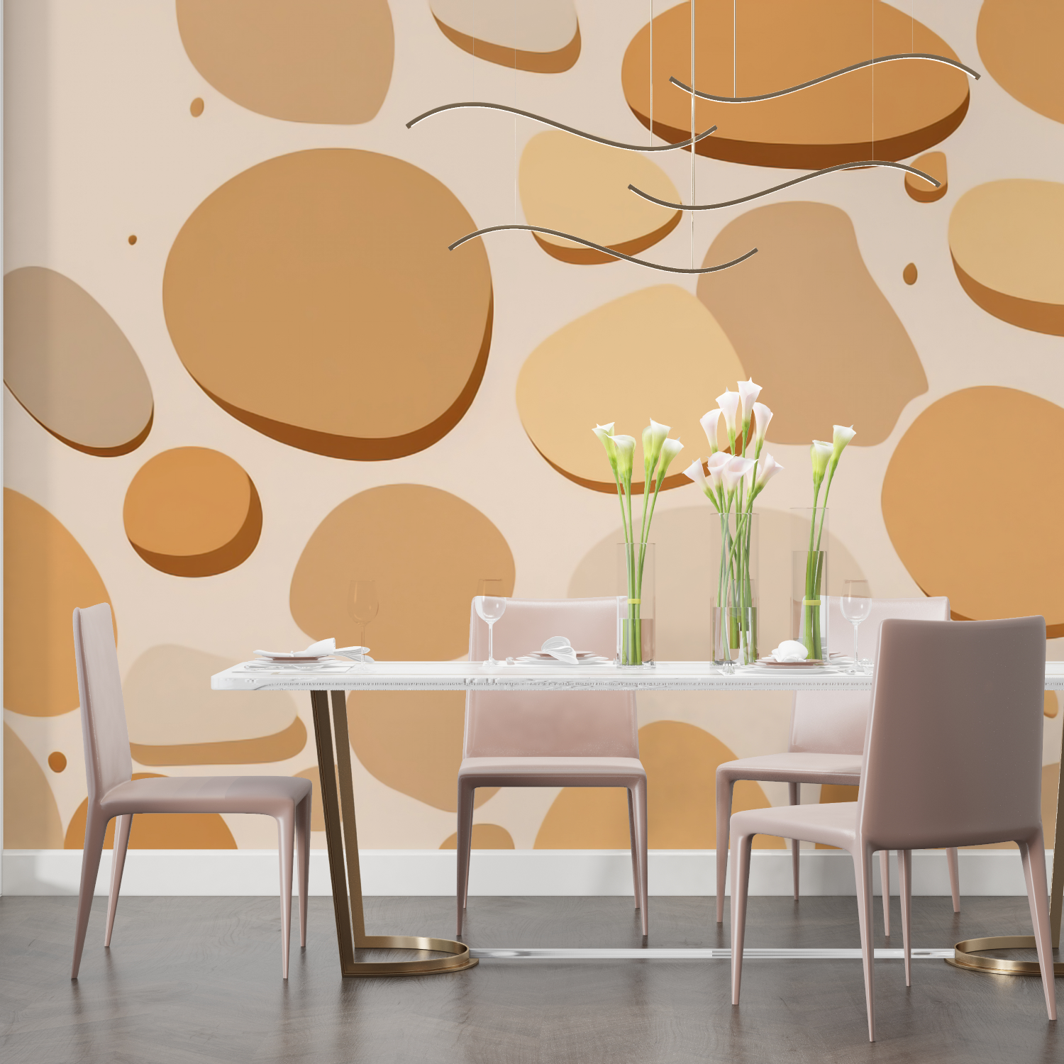 Subtle Organic Pebble Cocooning Wallpaper | Murals Wallpaper