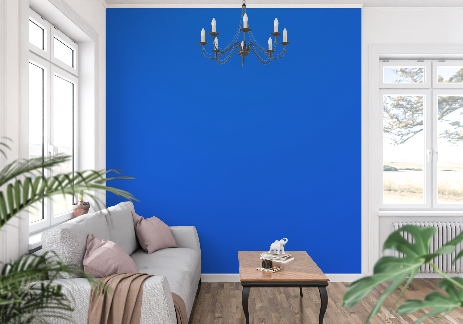 Electric Blue Wallpaper | Murals Wallpaper