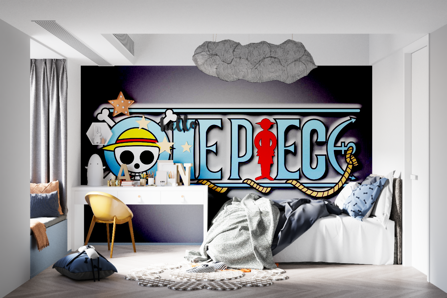One Piece Logo Wallpaper | Murals Wallpaper