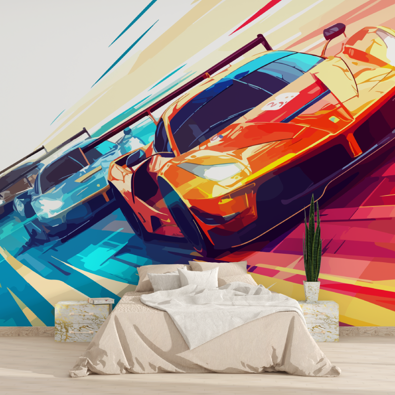 Racing Car Wallpaper | Murals Wallpaper