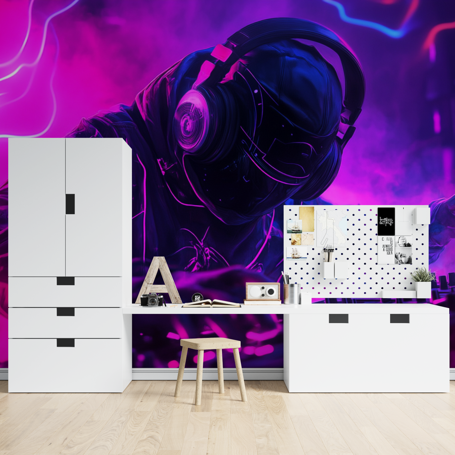 Nomadic Techno Music Wallpaper | Murals Wallpaper