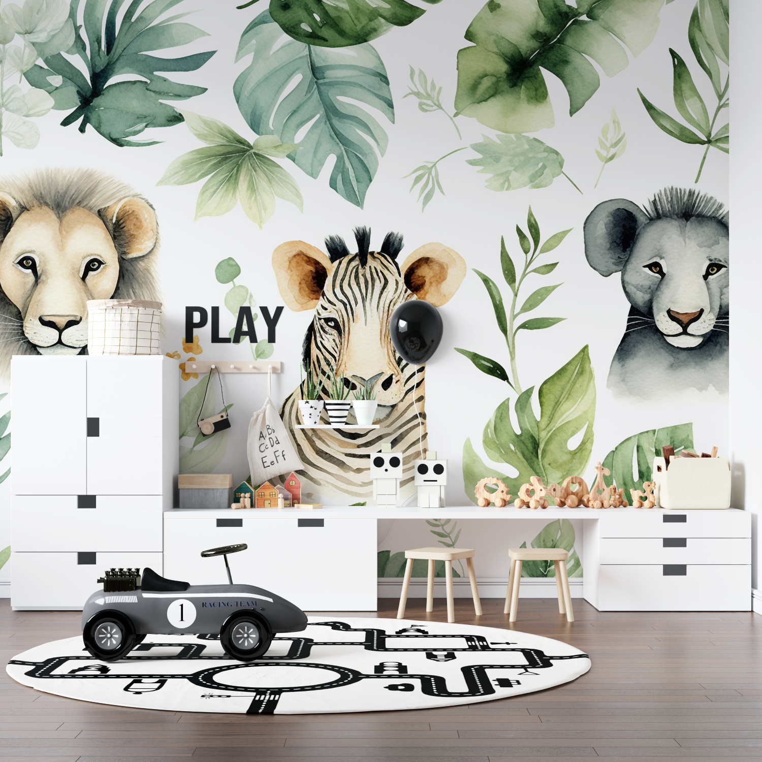 Green Kids Wallpaper | Murals Wallpaper