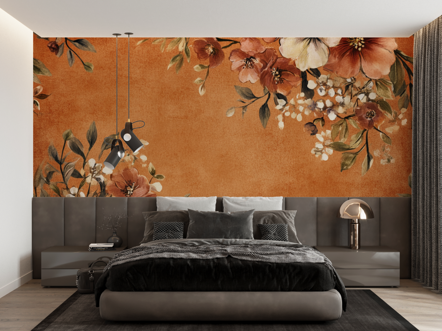 Terracotta Vintage Bohemian Wallpaper | Murals Wallpaper