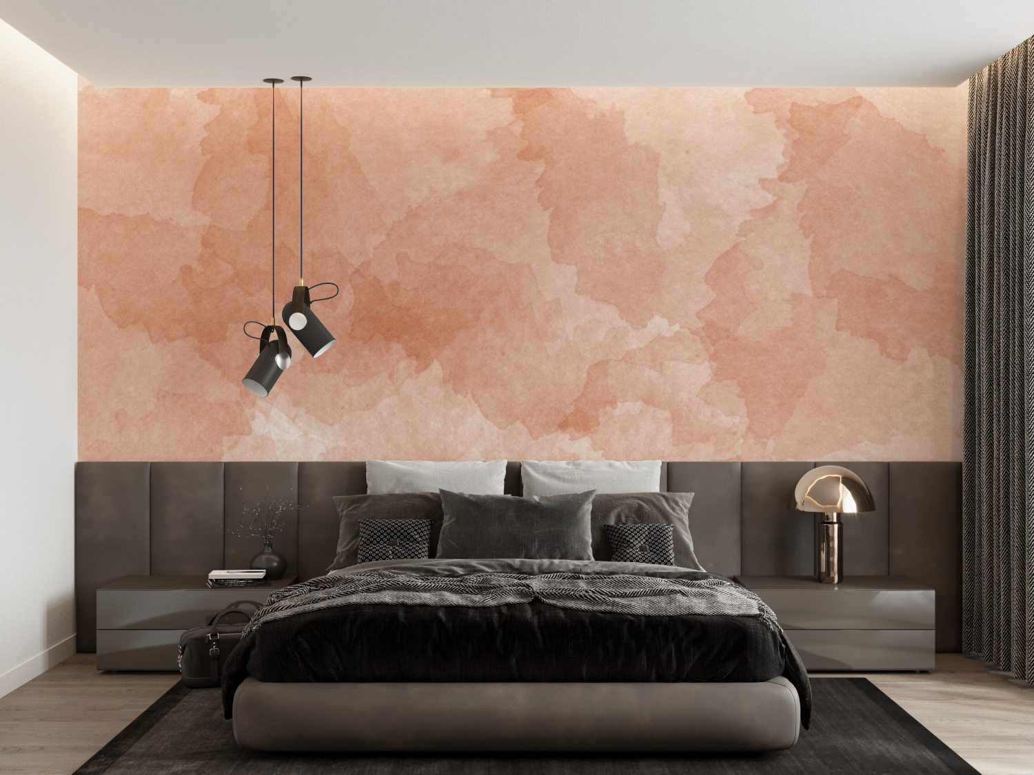 Terracotta Tone Wallpaper | Murals Wallpaper