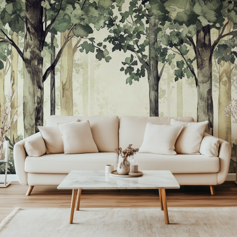 Eule Baum Tapete | Murals Tapete