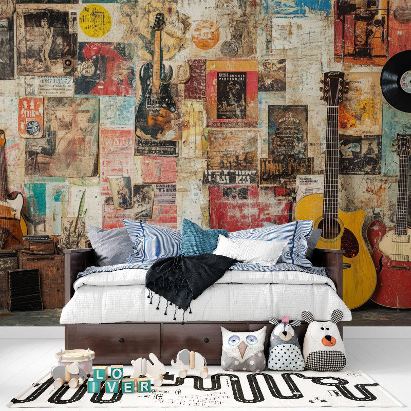 Papier-Tapisserie im Vintage-Stil für kurze Zeit