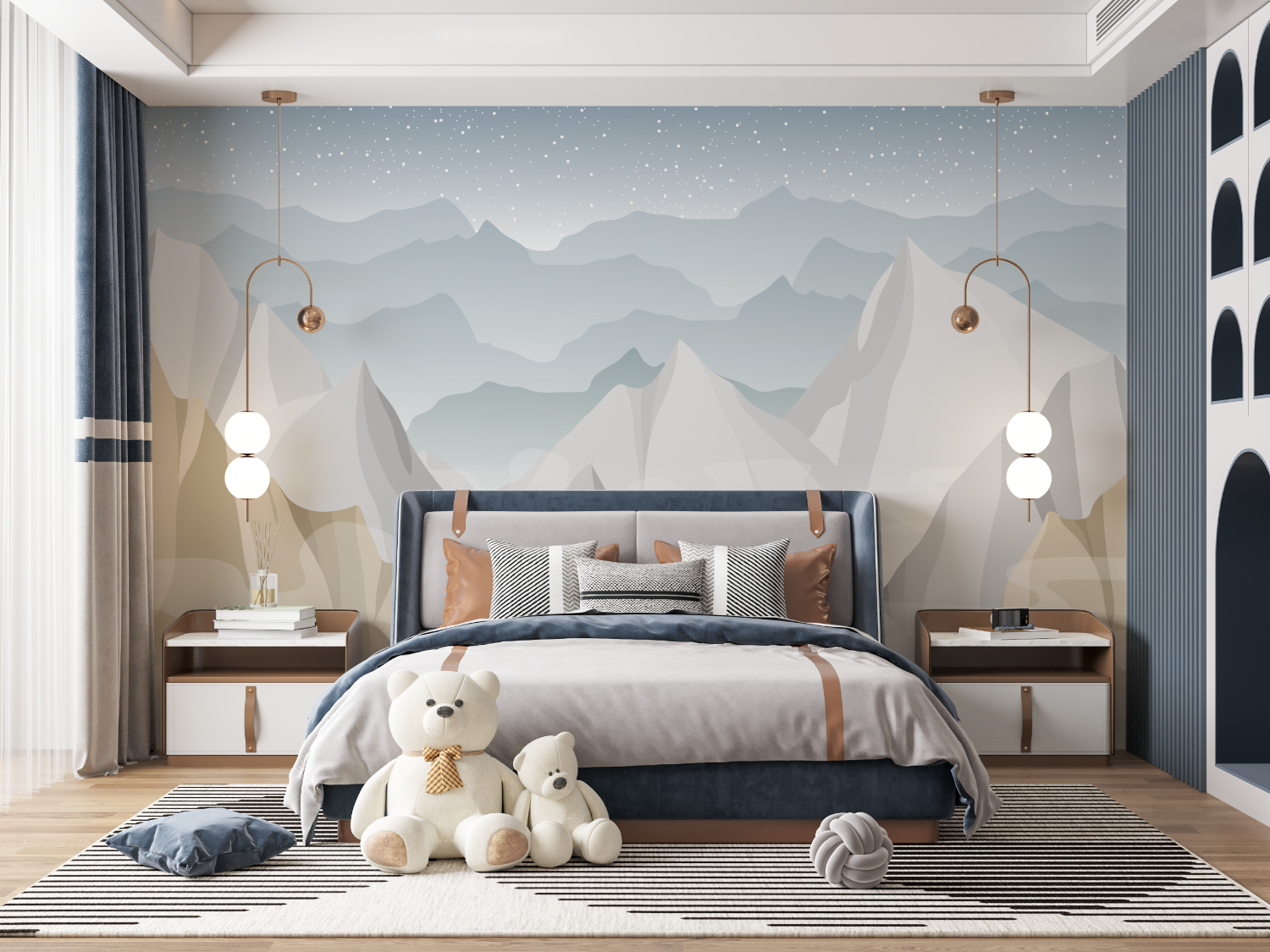 Mountain Kids Wallpaper | Murals Wallpaper