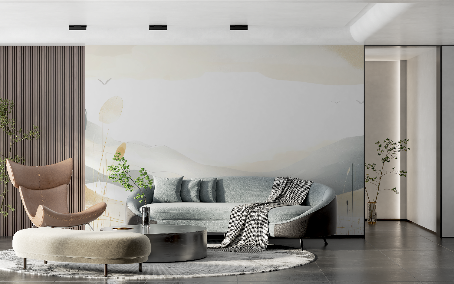 Watercolor Wallpaper Large Mural | Murals Wallpaper