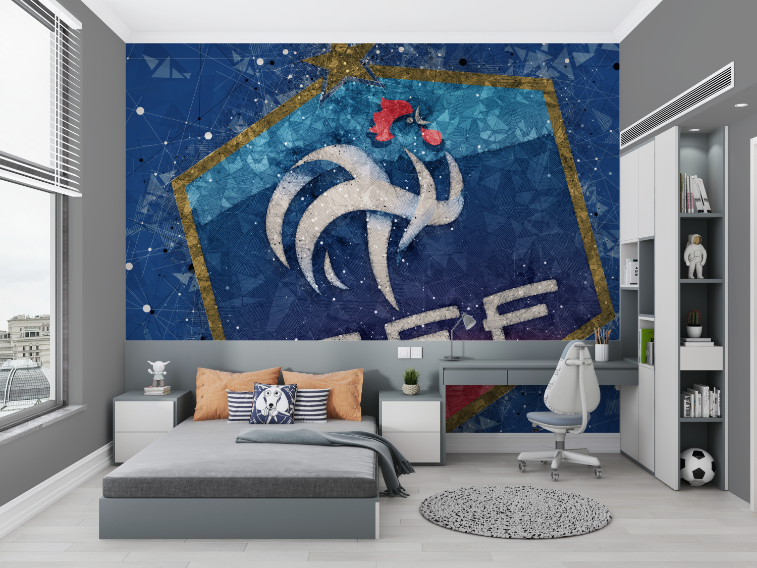 Wall Mural Bedroom Soccer France Team | Murals Wallpaper