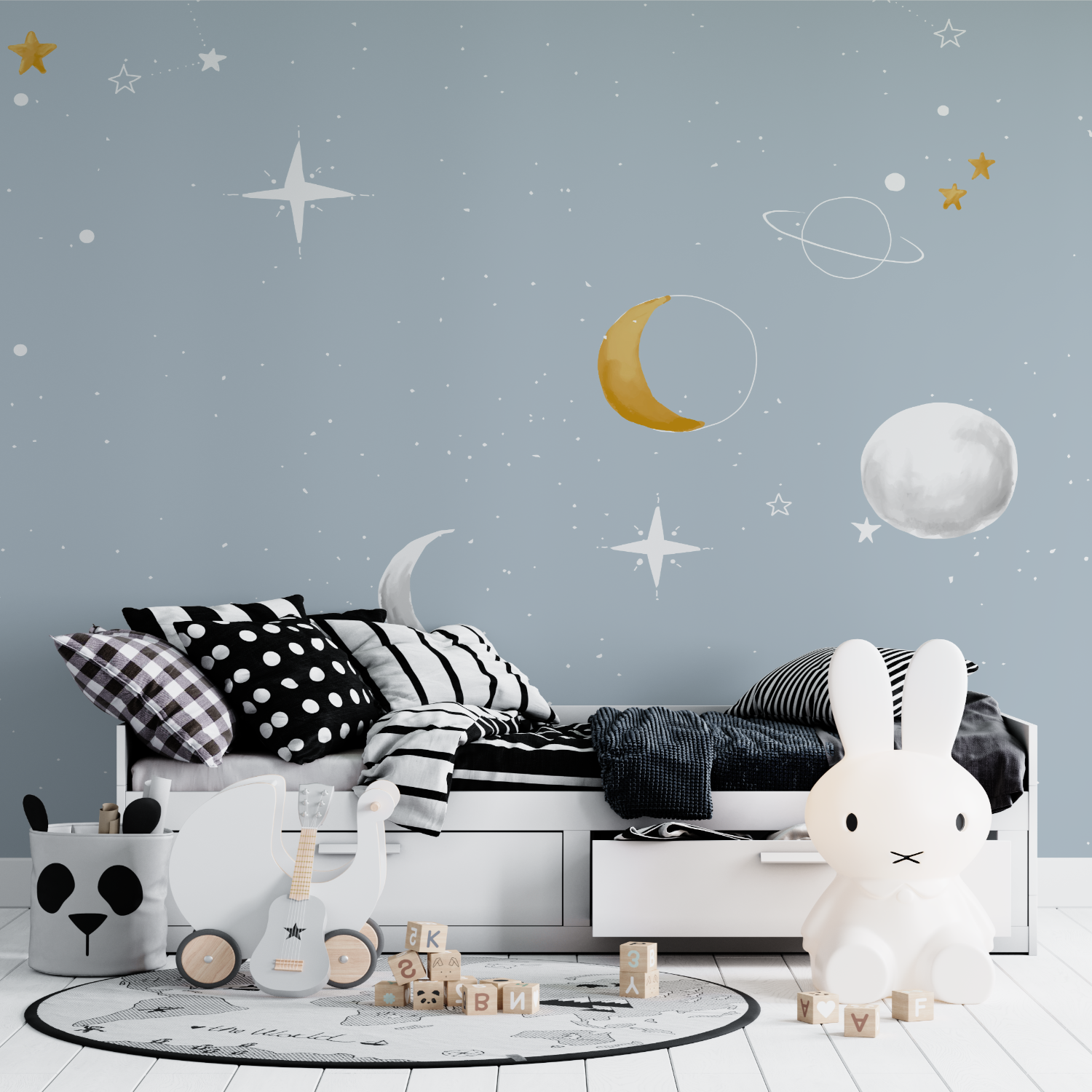 Kinder-Mond-Tapete | Wandtapete