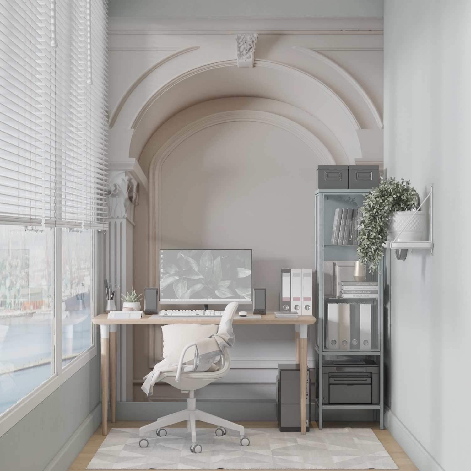 3D Wall Molding Wallpaper | Murals Wallpaper