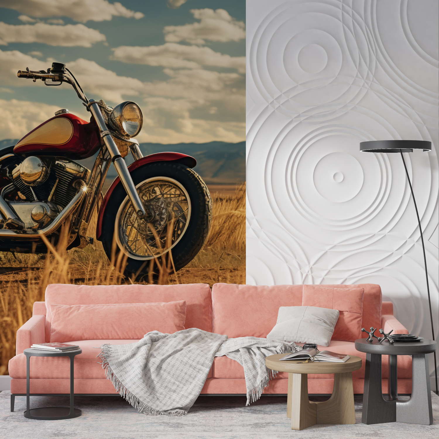 Vintage Motorcycle Mural Wallpaper | Murals Wallpaper