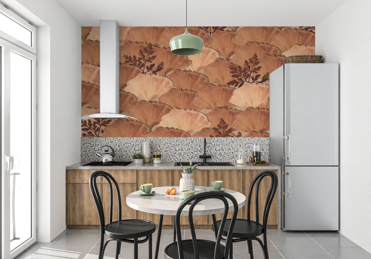 Essence of Azure Art Deco Wallpaper | Murals Wallpaper