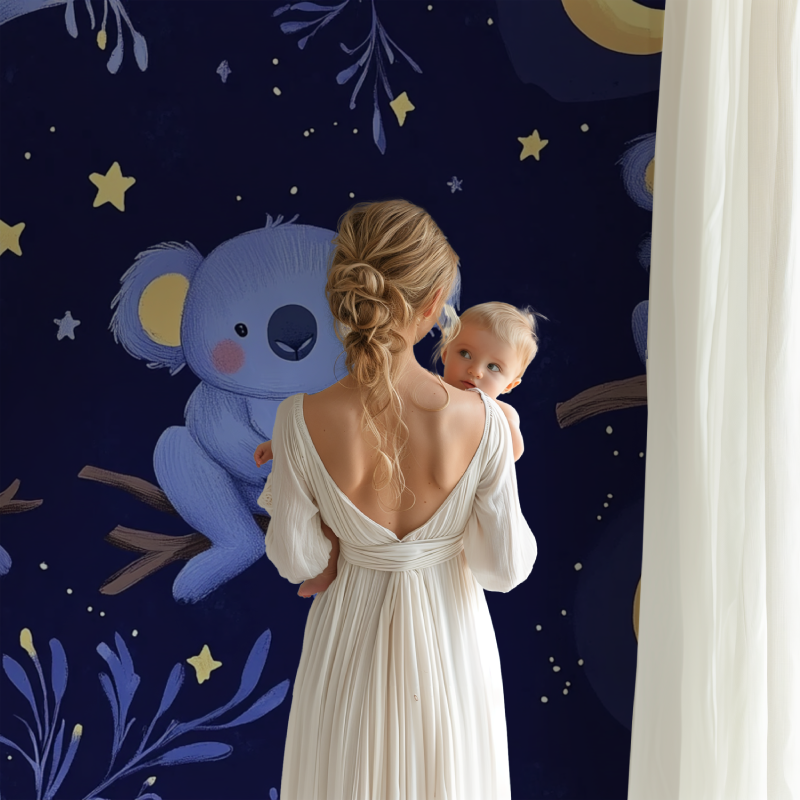 Koala Celestial Voyage Wallpaper | Murals Wallpaper