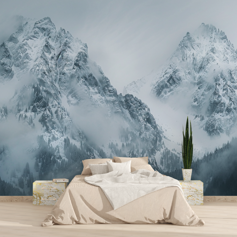 Mountain Sky Bathroom Wallpaper | Murals Wallpaper