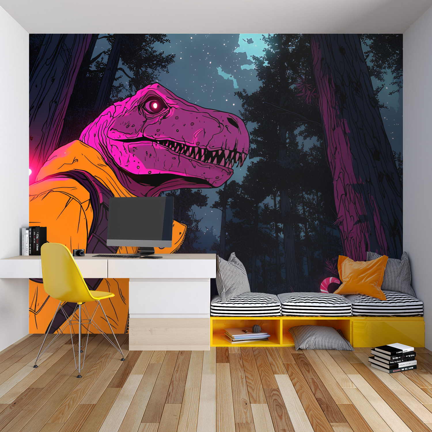 Dinosaur Anime Wallpaper | Murals Wallpaper