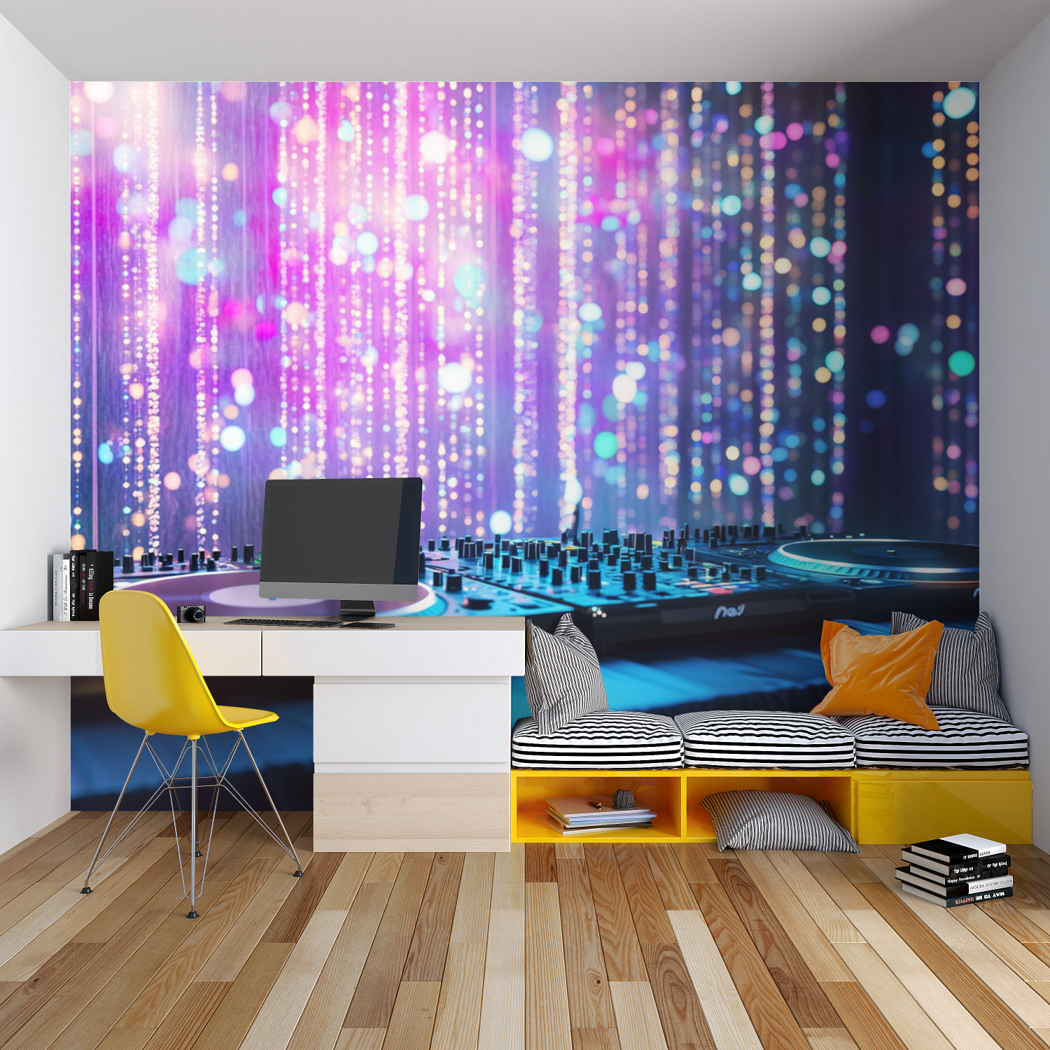 Musik-Teenager-Tapete aus Vliesstoff | Wandbilder-Tapete