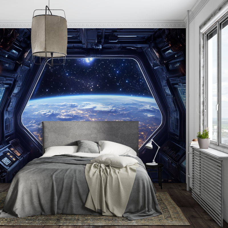 Space Ship Wallpaper | Murals Wallpaper