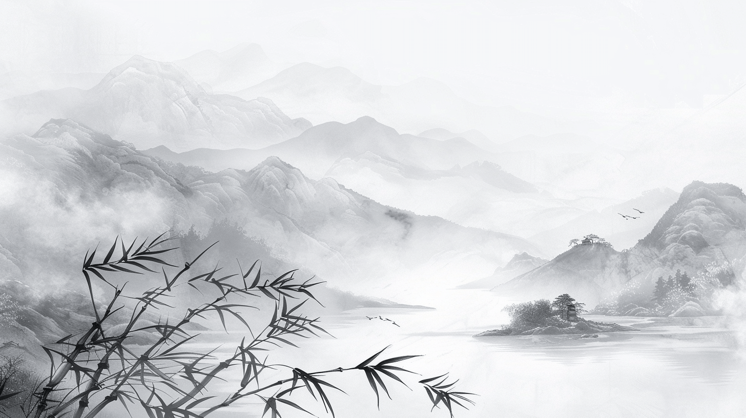 Artistic Mountain Wallpaper Annecy Gray | Murals Wallpaper