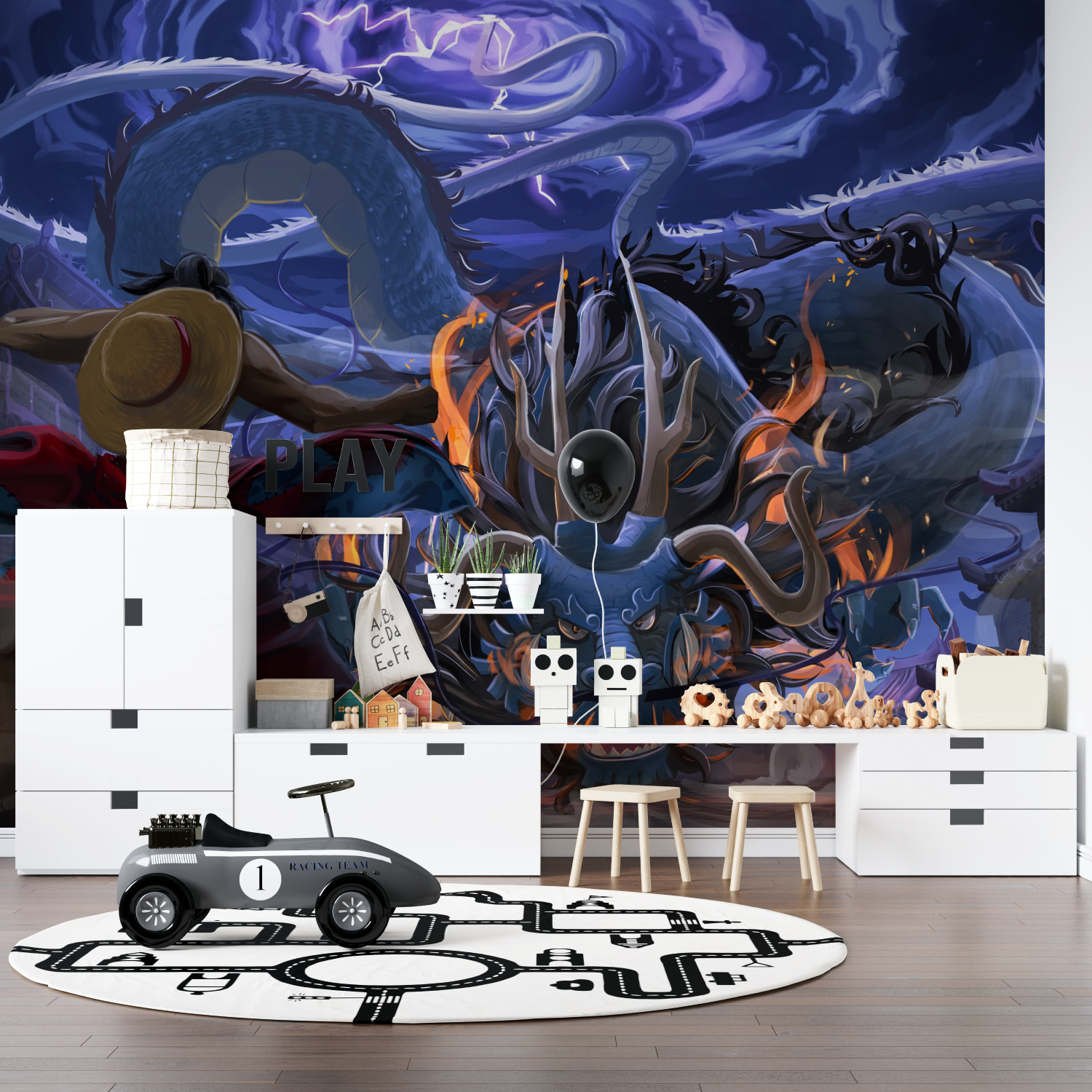 One Piece Wallpaper Luffy Vs Kaido | Murals Wallpaper