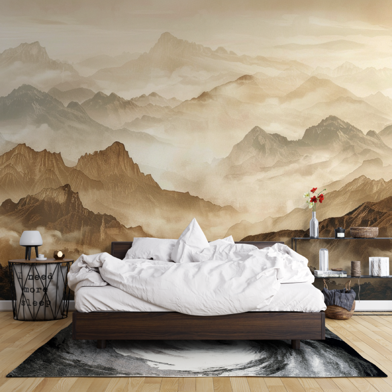 Terracotta Mountain Wallpaper | Murals Wallpaper