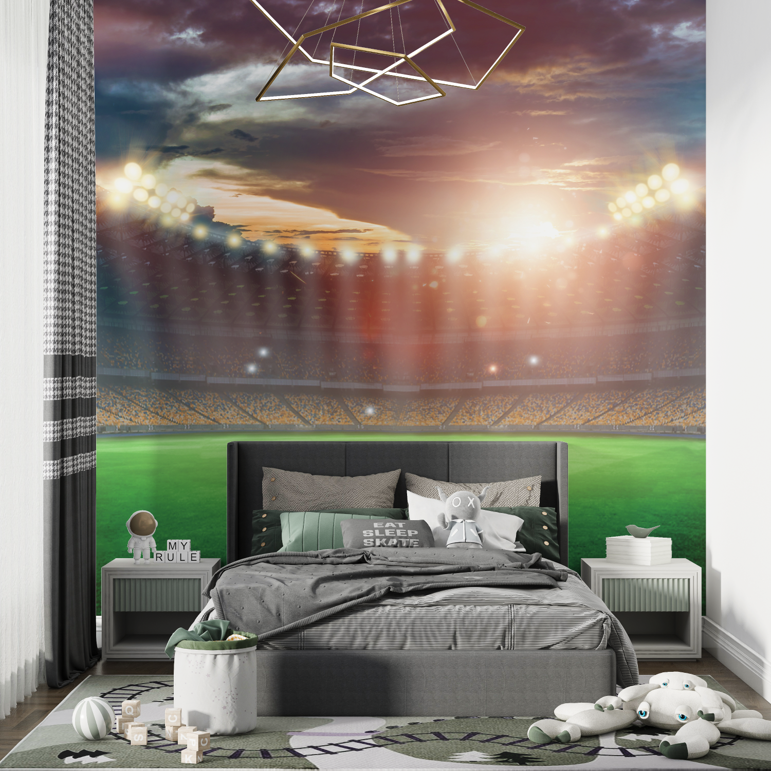 Football Bedroom Wallpaper | Murals Wallpaper