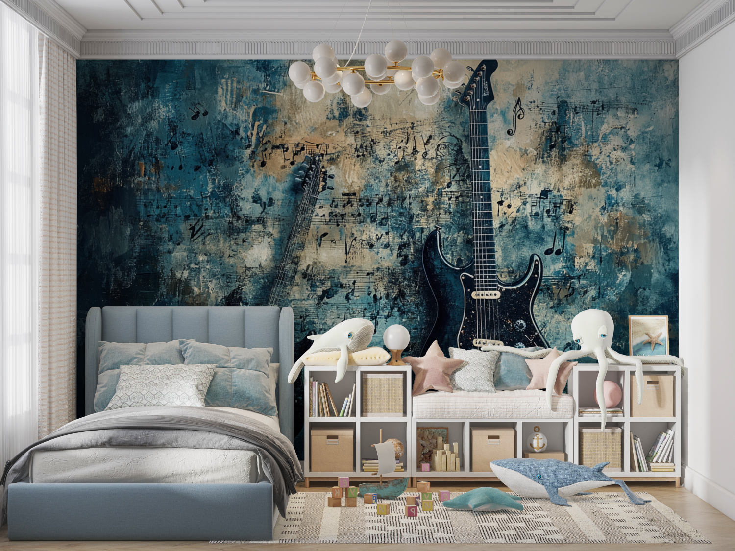 Guitar & Co. Wallpaper | Murals Wallpaper