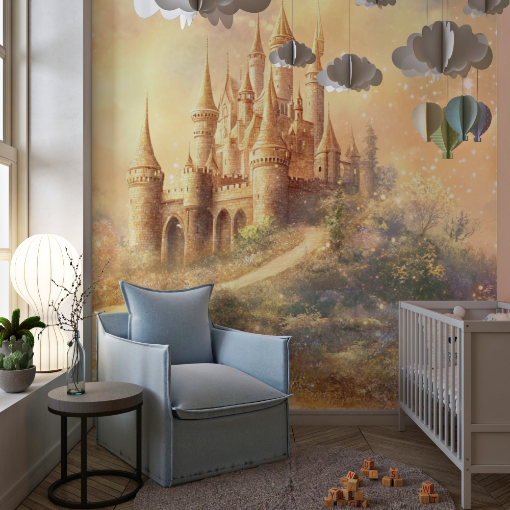 Enchanted Fortress Princess Wallpaper | Murals Wallpaper