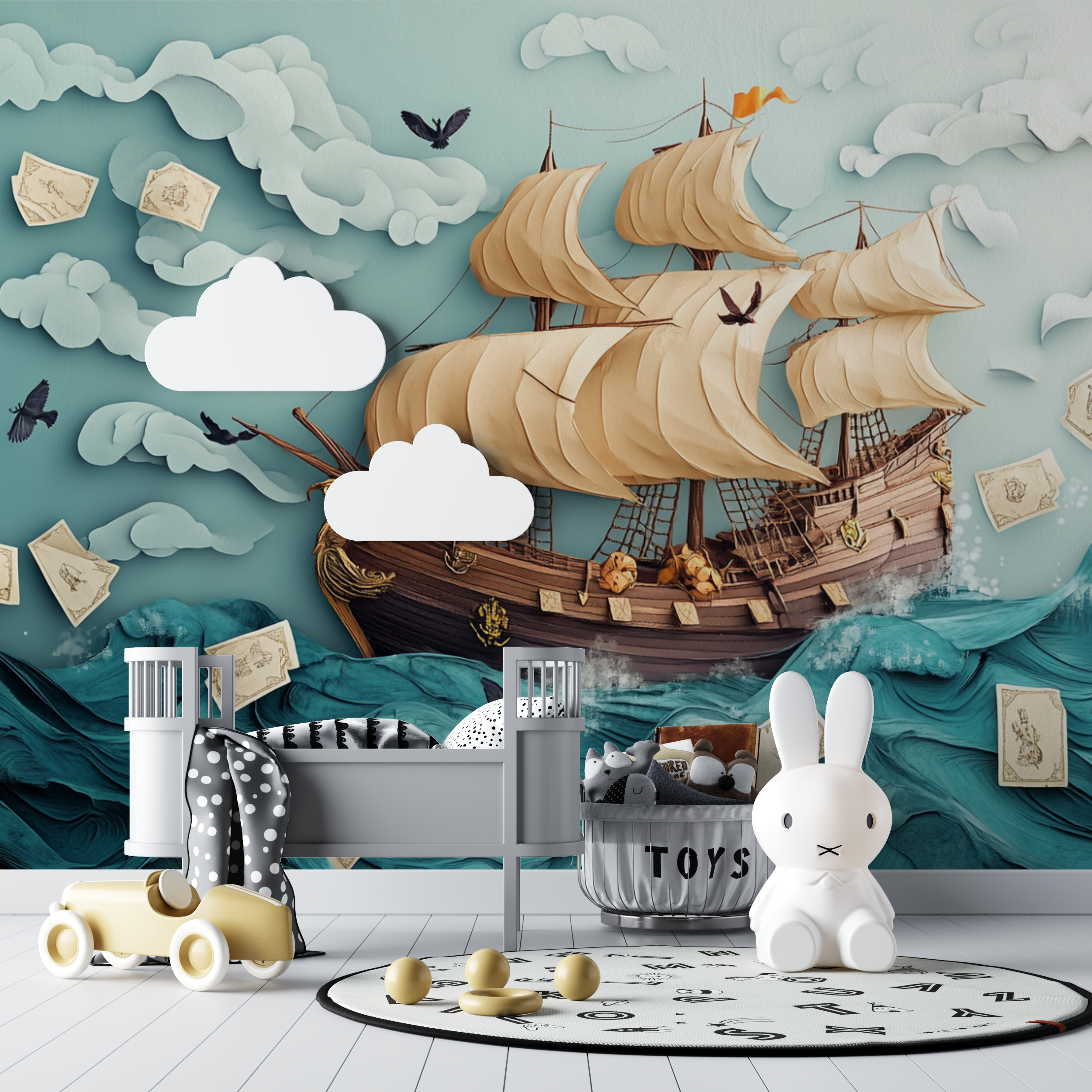 Kids Pirate Wallpaper | Murals Wallpaper