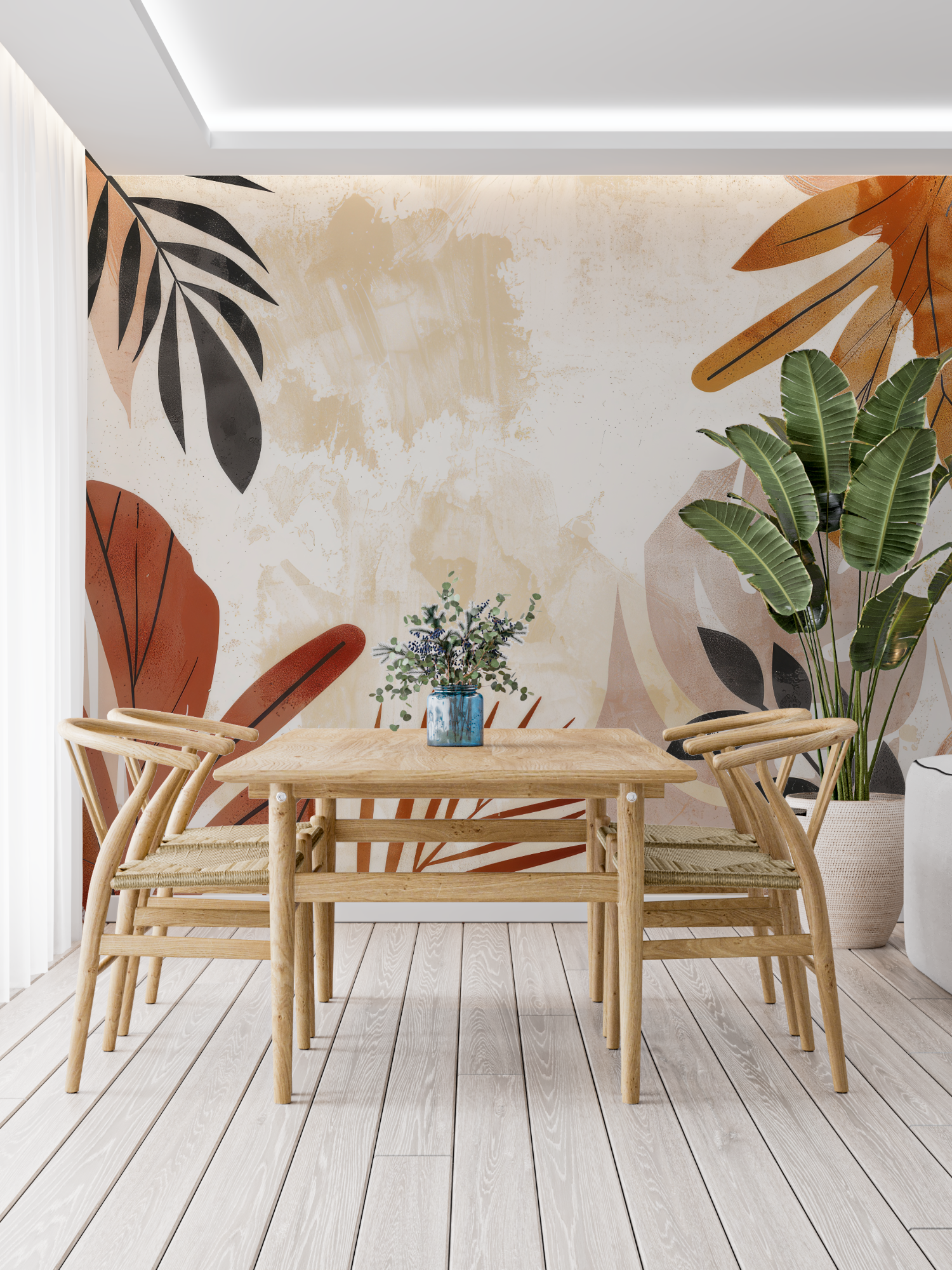 Terracotta Wallpaper Living Room | Murals Wallpaper