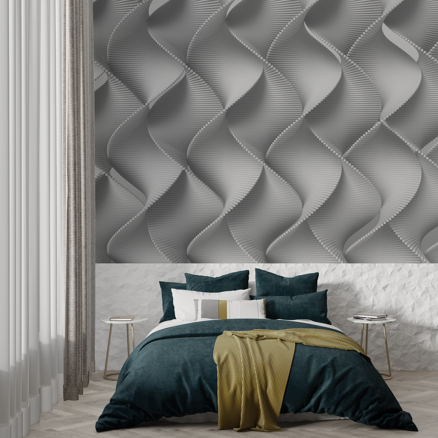 3D Gray Wallpaper | Murals Wallpaper