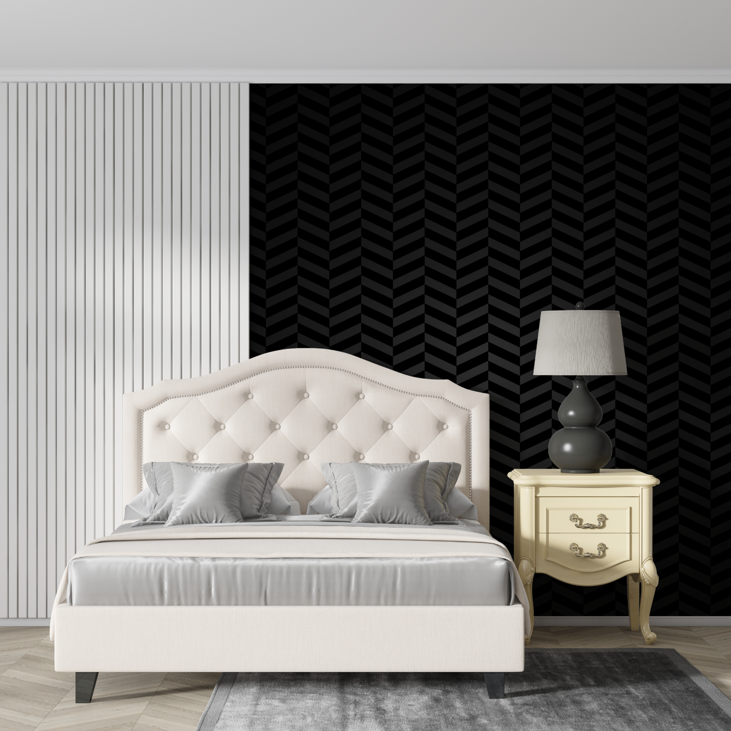 Black Chevron Wallpaper | Murals Wallpaper