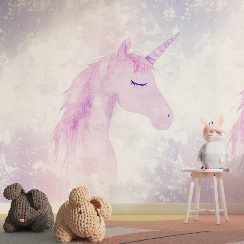 Unicorn Wallpaper Decor for Girls' Room | Murals Wallpaper
