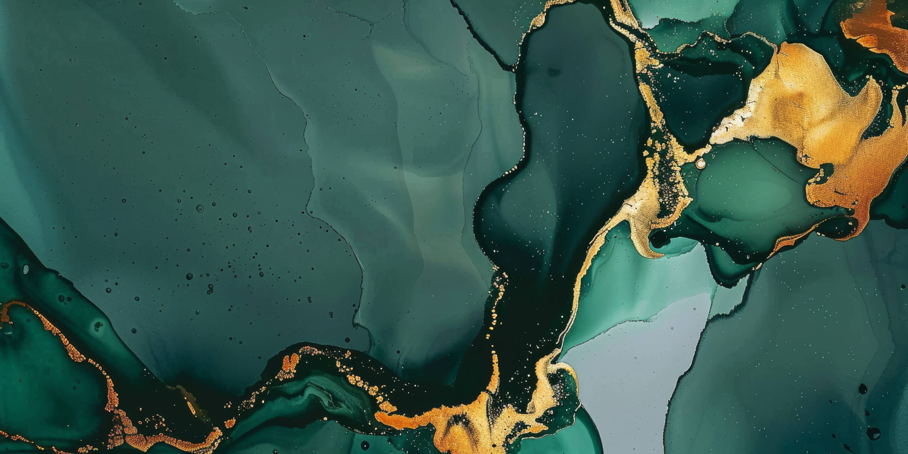 Duck Green and Gold Wallpaper | Murals Wallpaper