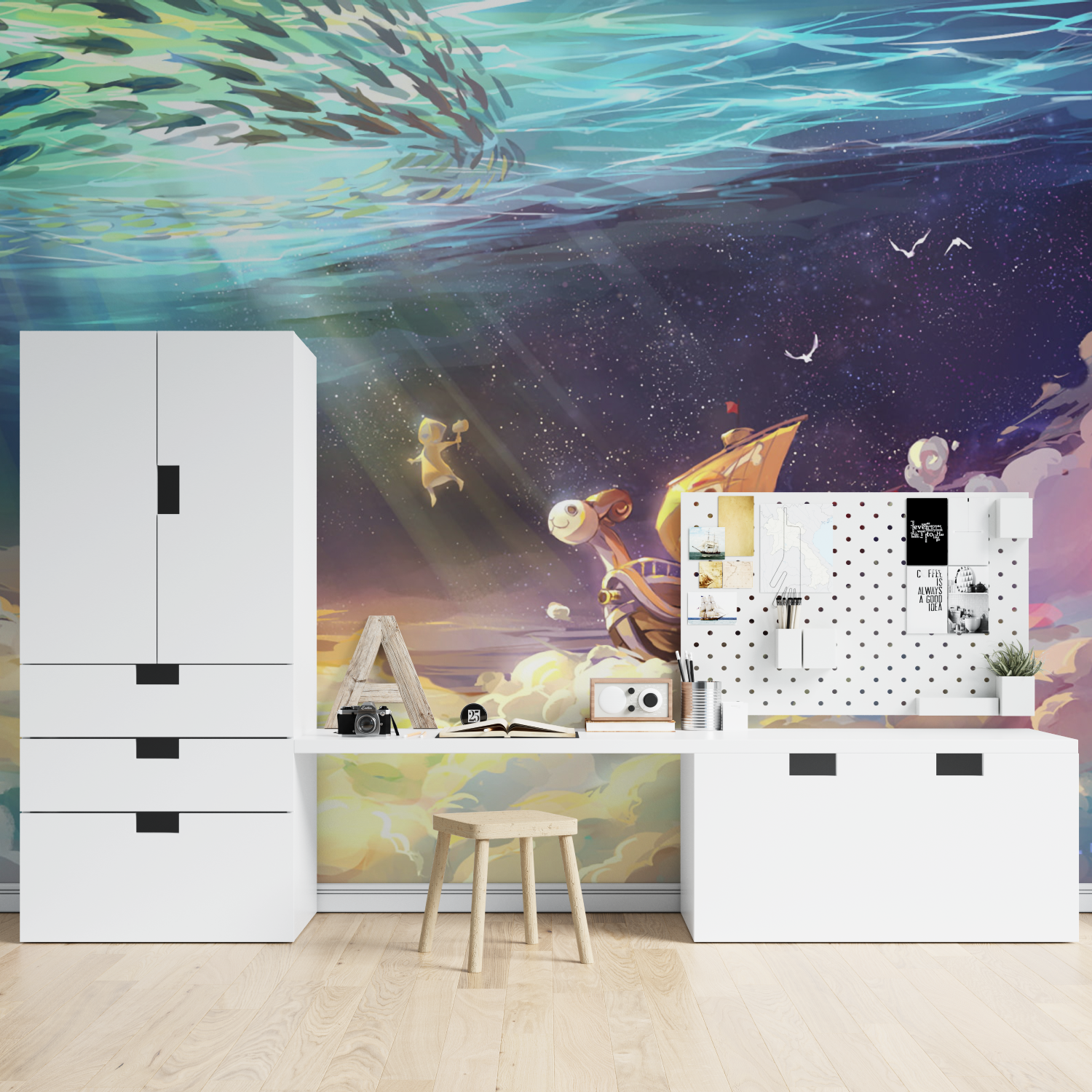 One Piece Boat Wallpaper | Murals Wallpaper