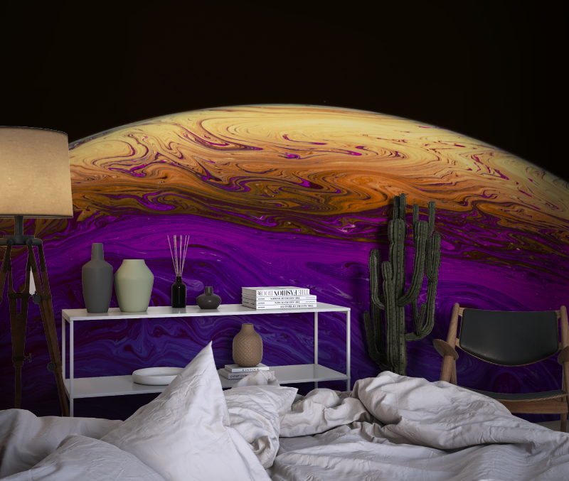 Abstrakte Weltraumtapete | Wandbildtapete