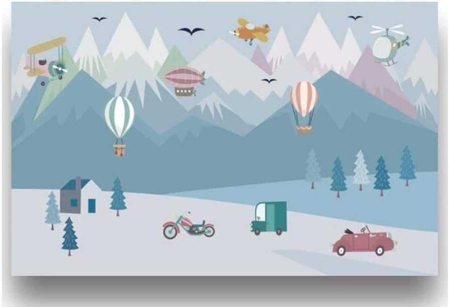 Mountain Airplane Wallpaper | Murals Wallpaper