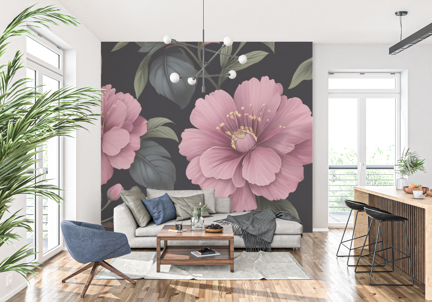 Black Pink Wallpaper | Murals Wallpaper
