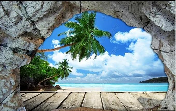 3D Beach Wallpaper | Murals Wallpaper