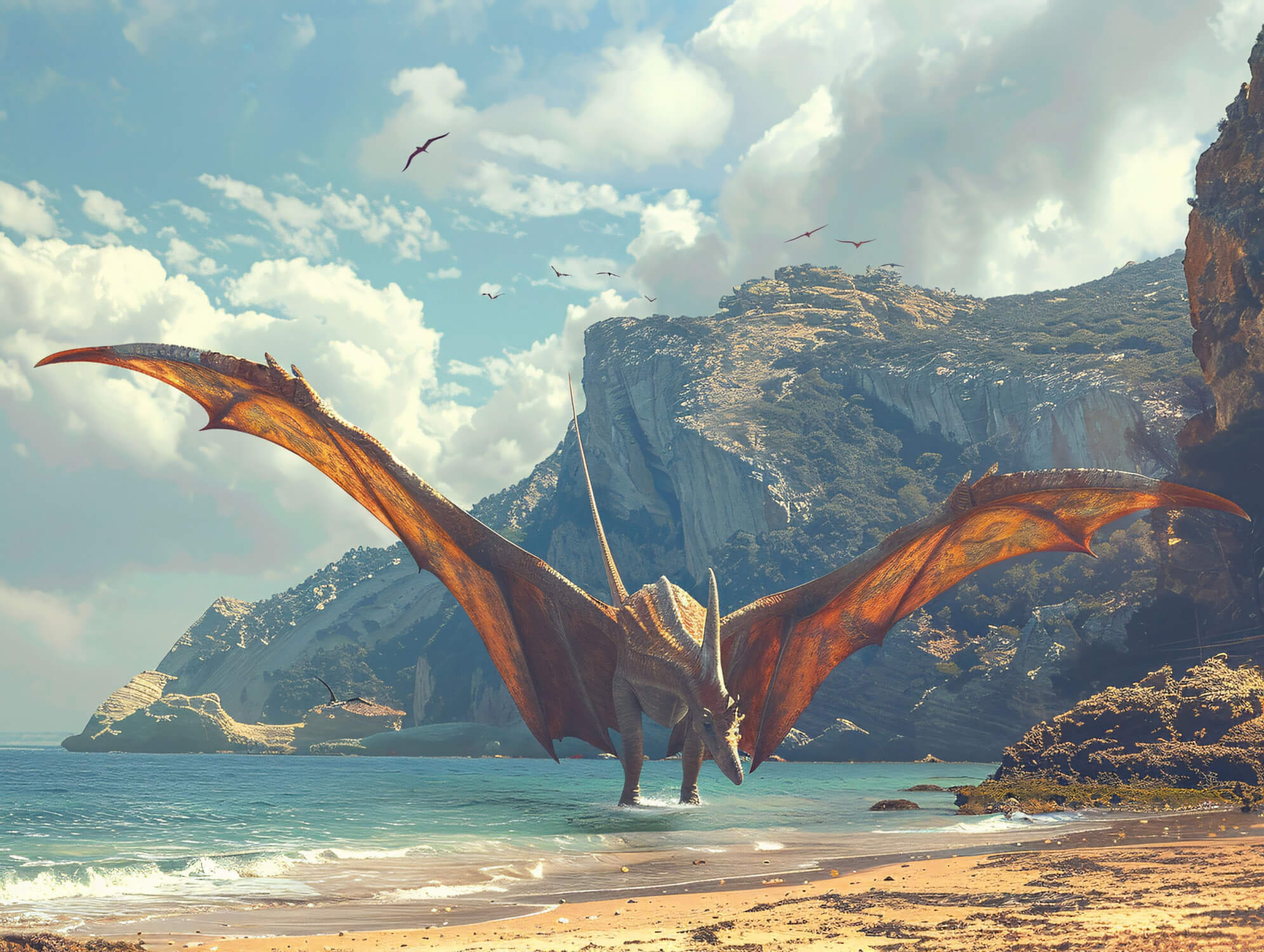 Giant Pterodactyl Wallpaper | Murals Wallpaper