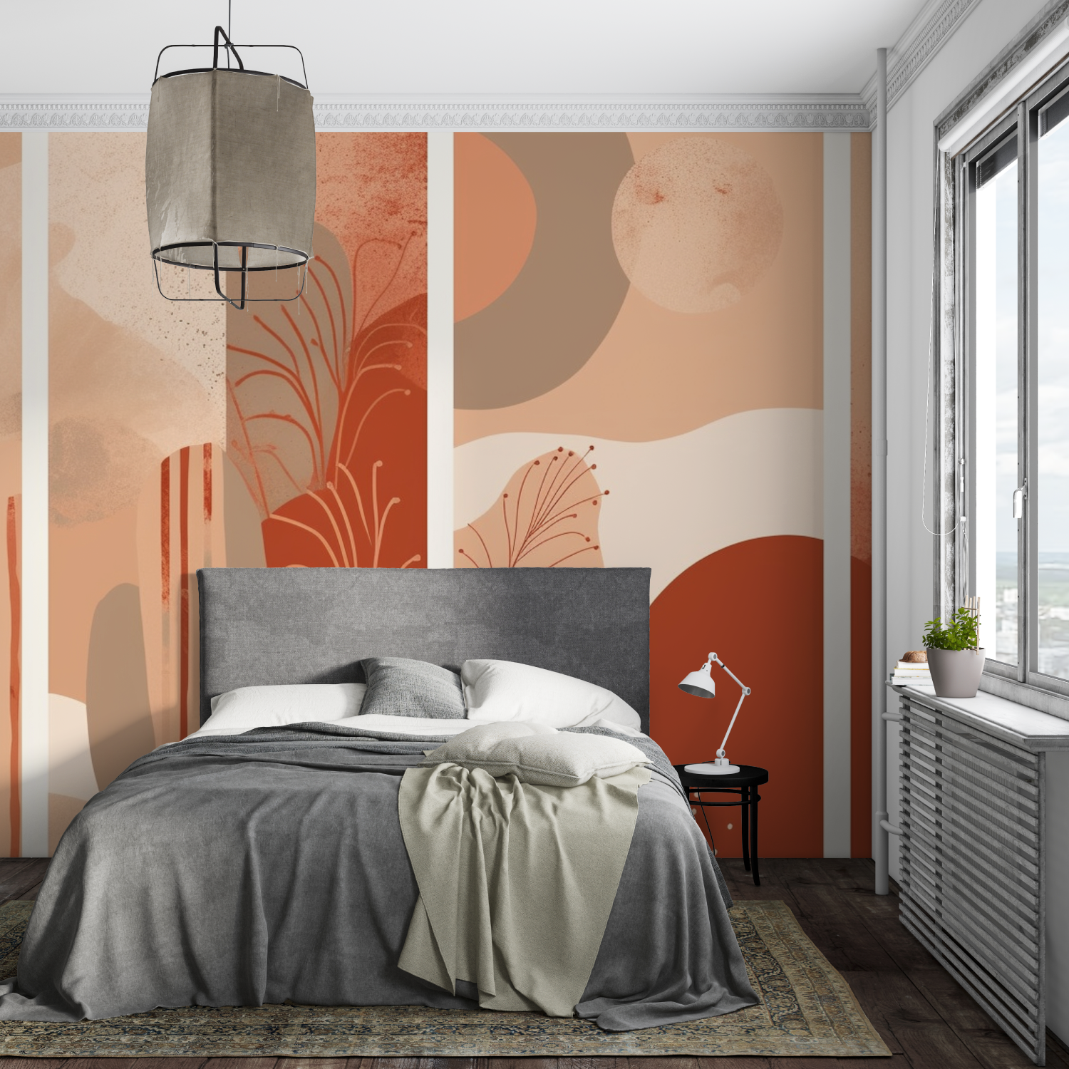 Terracotta Rainbow Wallpaper | Murals Wallpaper