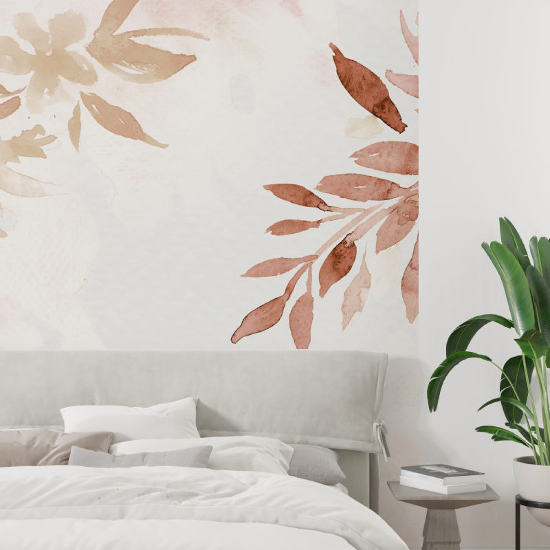 Watercolor Wallpaper Earthy Tones | Murals Wallpaper