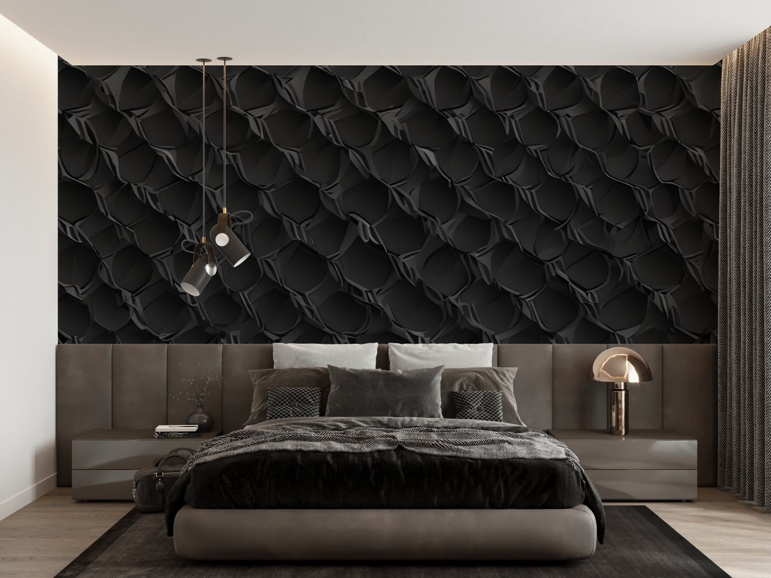 Schwarze Schlange als Hintergrundbild | Wandbild-Hintergrundbild