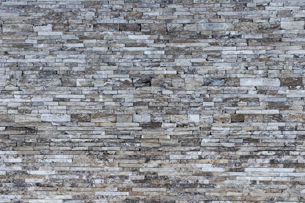 Mural Grey 3D Brick Wallpaper