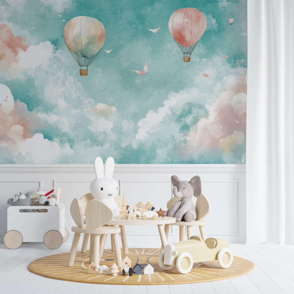 Hot Air Balloon Wallpaper and Dreamy Landscapes | Murals Wallpaper