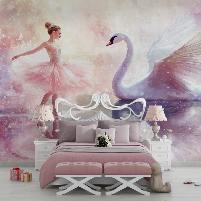 Black Swan Princess and Ballerina Wallpaper | Murals Wallpaper