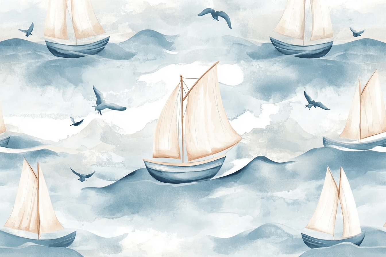 Nautical Boat Wallpaper | Murals Wallpaper