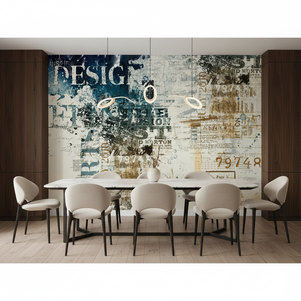Mural Industrial Style Wallpaper