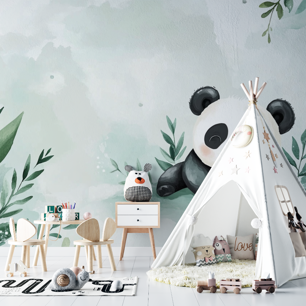 Sleeping Panda Wallpaper | Murals Wallpaper