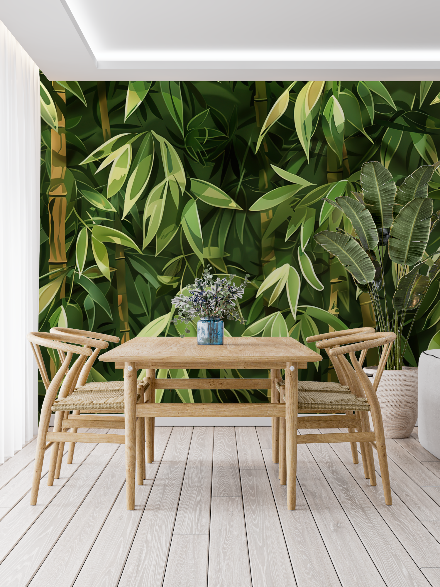 Green Bamboo Wallpaper | Murals Wallpaper